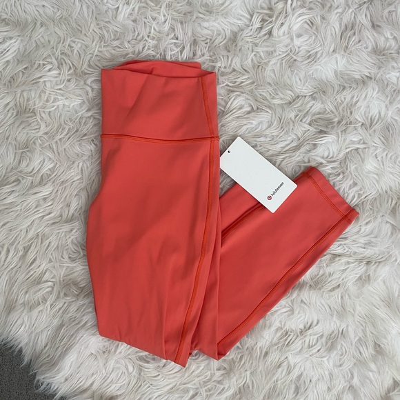 Coral lululemon leggings - Picture 4 of 6